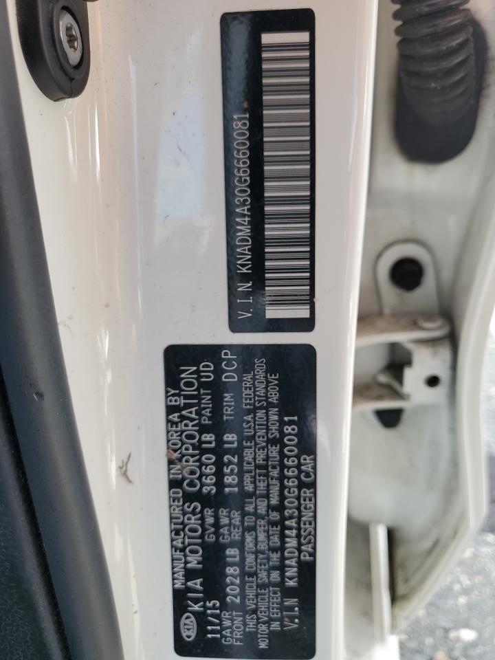 KNADM4A30G6660081 2016 Kia Rio Lx