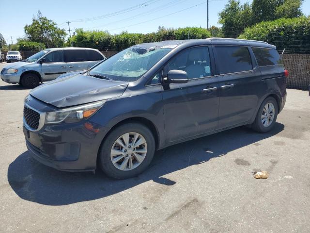 Lot #2526551076 2015 KIA SEDONA LX salvage car