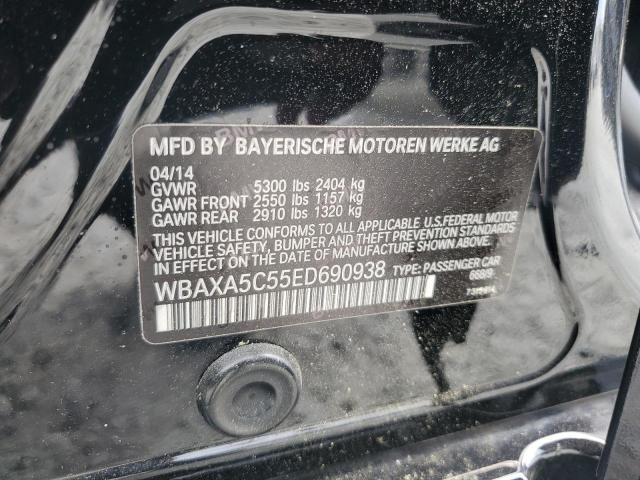 VIN WBAXA5C55ED690938 2014 BMW 5 Series, 535 D no.12