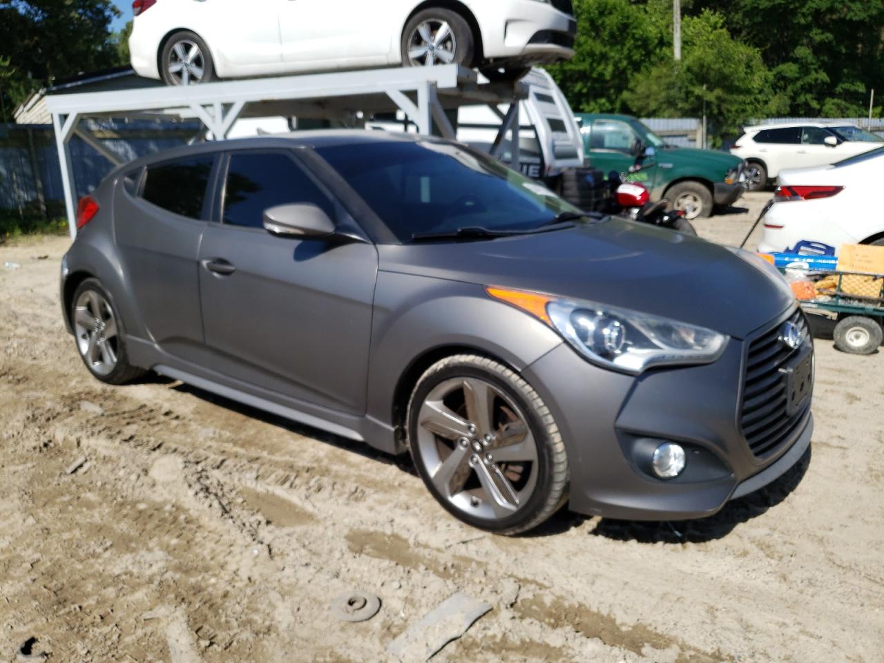 KMHTC6AE7EU182647 2014 Hyundai Veloster Turbo