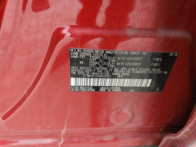 2017 Toyota Rav4 Xle VIN: 2T3WFREV5HW326823 Lot: 55281484