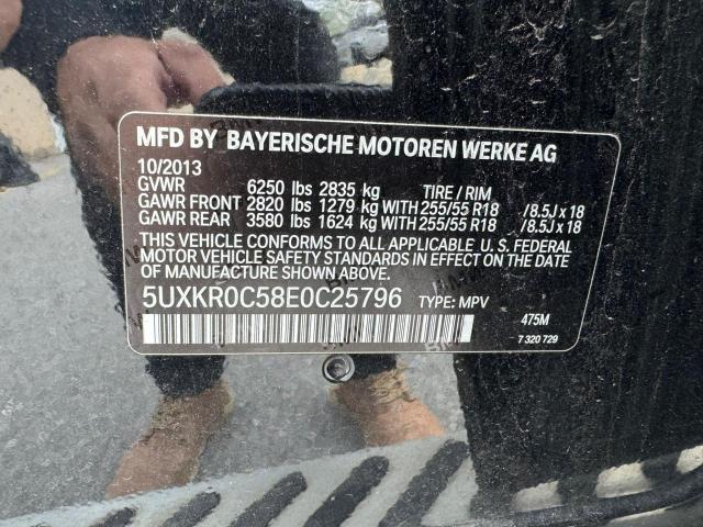 Lot #2507779723 2014 BMW X5 XDRIVE3 salvage car