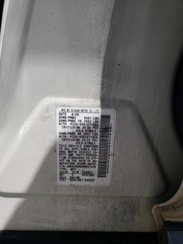 2006 Nissan Murano Sl VIN: JN8AZ08W86W541066 Lot: 54949944