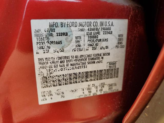 2003 Ford Escape Xlt VIN: 1FMYU03123KA49751 Lot: 54145754