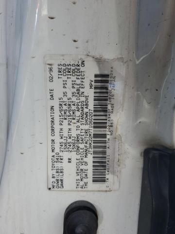 1996 Toyota Previa Dx VIN: JT3HK22M7T1060207 Lot: 53978414