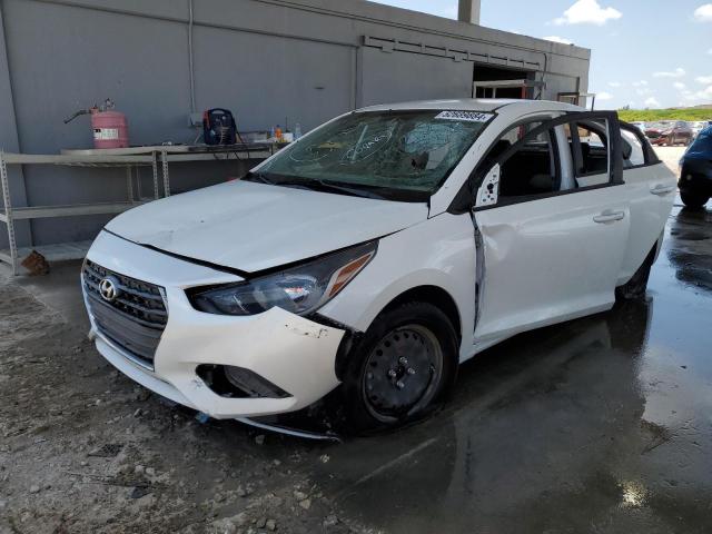 Lot #2523584393 2018 HYUNDAI ACCENT SE salvage car