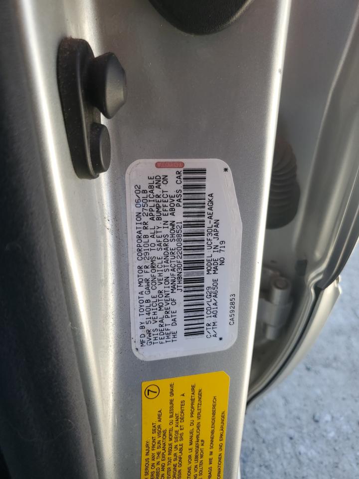 JTHBN30F220088521 2002 Lexus Ls 430