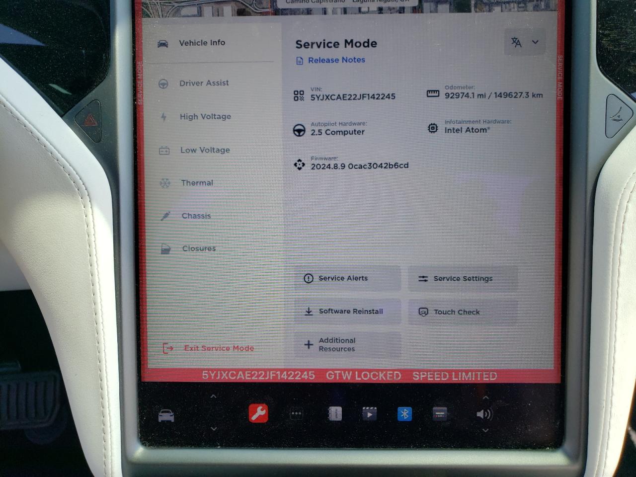 5YJXCAE22JF142245 2018 Tesla Model X