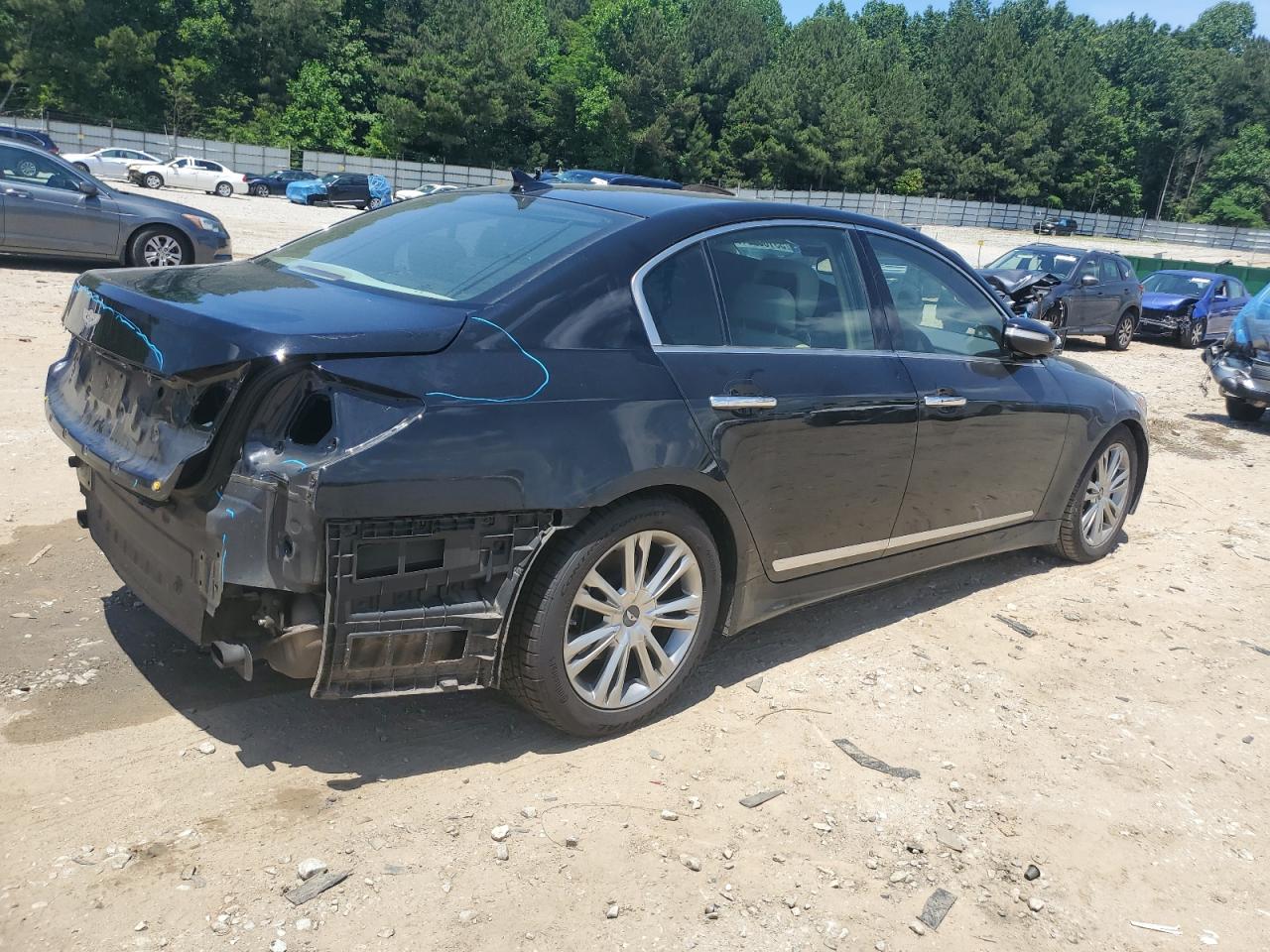 KMHGC4DF7CU192375 2012 Hyundai Genesis 4.6L