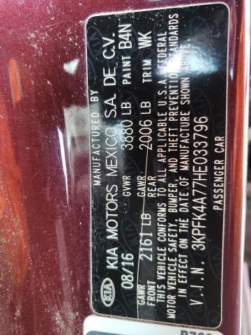2017 KIA FORTE LX - 3KPFK4A77HE033796