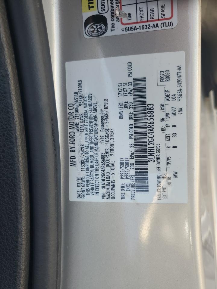 3LNHL2GC4AR656883 2010 Lincoln Mkz