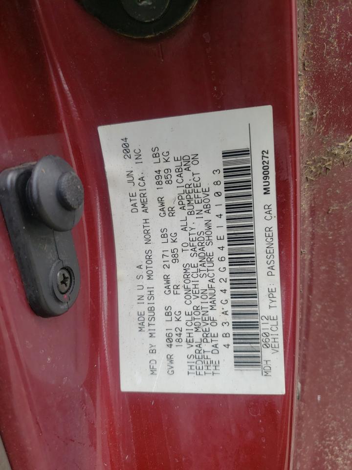 4B3AG42G64E141083 2004 Dodge Stratus Sxt