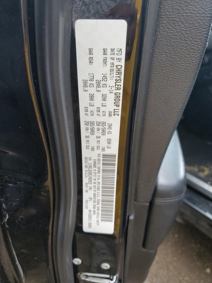 1C4RDJDG8EC482022 2014 Dodge Durango Limited