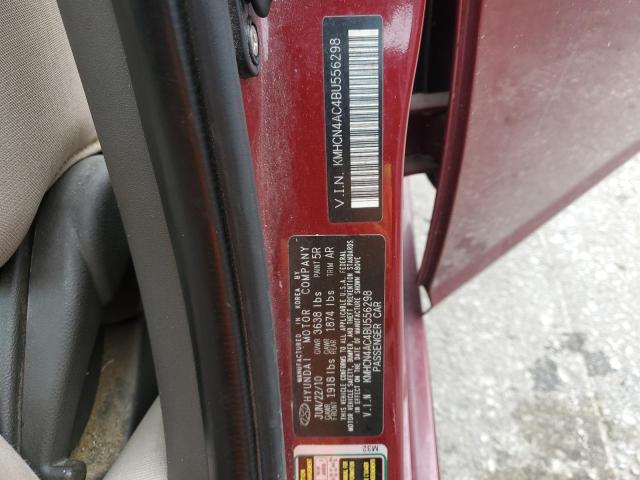 2011 Hyundai Accent Gls VIN: KMHCN4AC4BU556298 Lot: 55177974