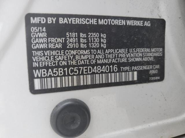 2014 BMW 535 I VIN: WBA5B1C57ED484016 Lot: 54903874