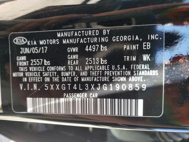 2018 Kia Optima Lx VIN: 5XXGT4L3XJG190859 Lot: 54072944