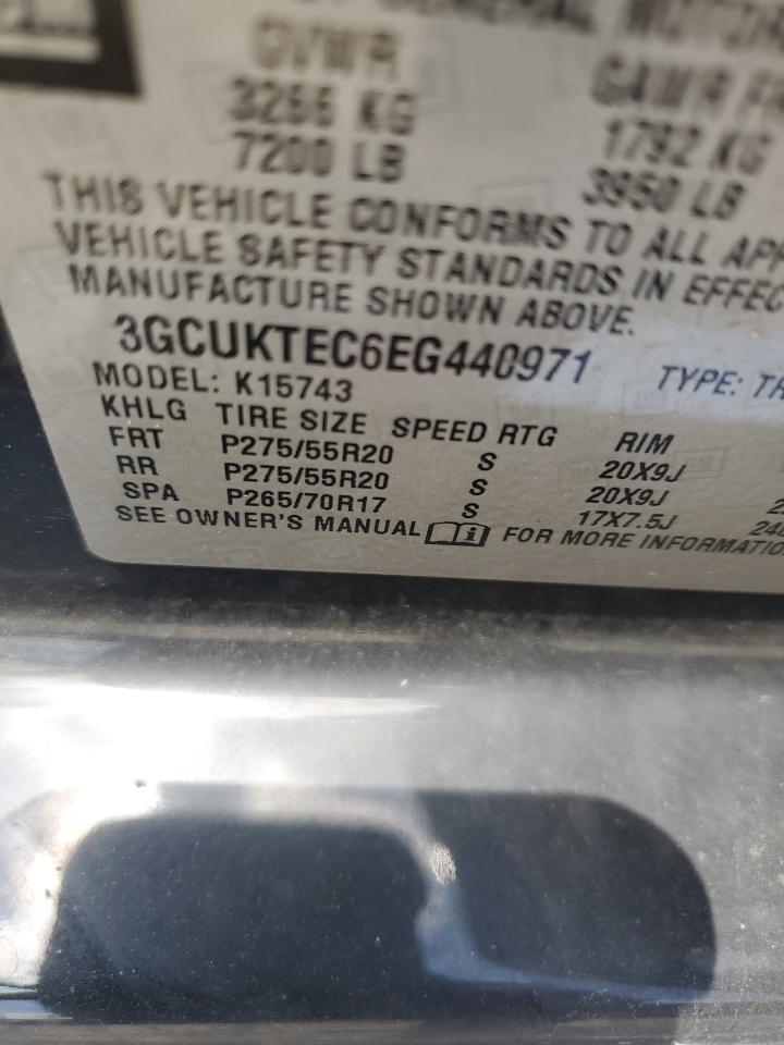 3GCUKTEC6EG440971 2014 Chevrolet Silverado K1500 High Country