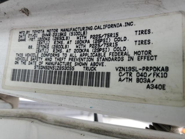 2001 Toyota Tacoma Double Cab Prerunner VIN: 5TEGN92N51Z853055 Lot: 56484114