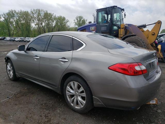 INFINITI M37 X 2011 gray  gas JN1BY1AR1BM370358 photo #3