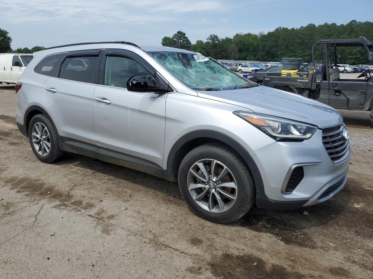 KM8SM4HF3HU183701 2017 Hyundai Santa Fe Se