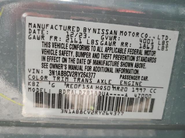 2024 NISSAN SENTRA SV - 3N1AB8CV2RY264377