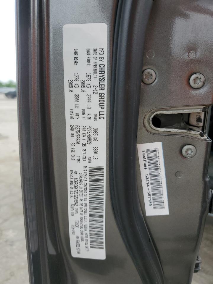 1C6RD6KT2CS220942 2012 Dodge Ram 1500 St