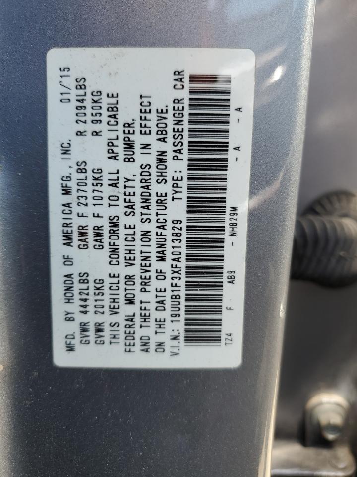 19UUB1F3XFA013829 2015 Acura Tlx