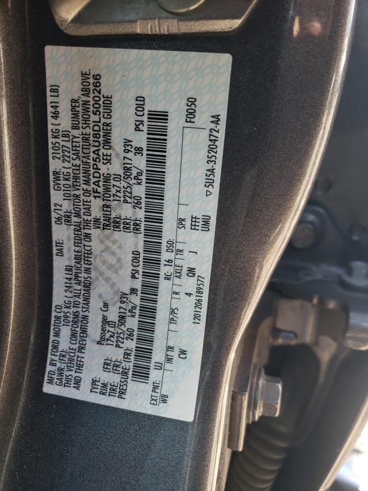 1FADP5AU8DL500266 2013 Ford C-Max Se