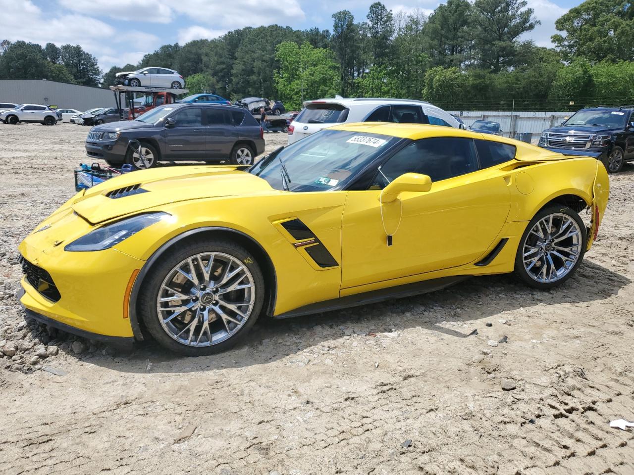 1G1YX2D79K5106334 2019 Chevrolet Corvette Grand Sport 2Lt