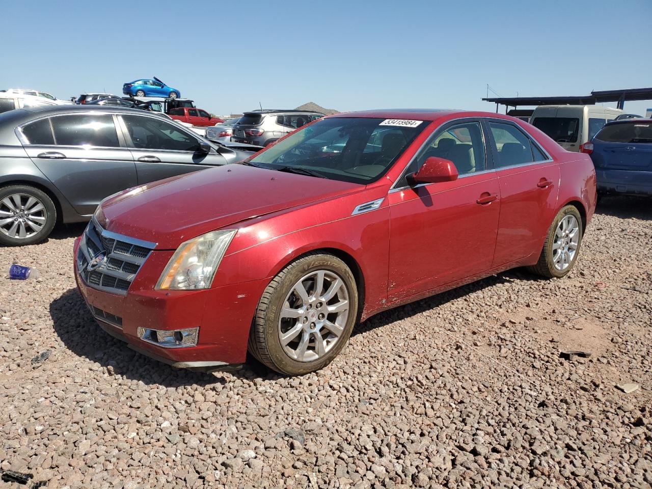 1G6DP57V580116630 2008 Cadillac Cts Hi Feature V6