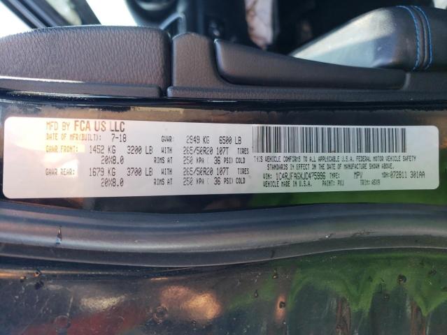 2018 Jeep Grand Cherokee Laredo VIN: 1C4RJFAGXJC475996 Lot: 55021124