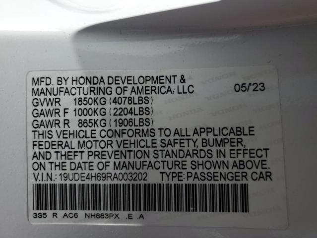 2024 Acura Integra A-Spec Tech VIN: 19UDE4H69RA003202 Lot: 54046654