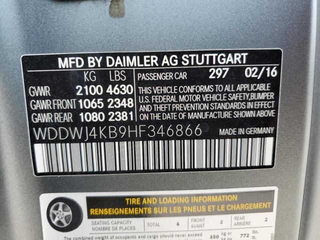 2017 Mercedes-Benz C 300 4Matic VIN: WDDWJ4KB9HF346866 Lot: 56250174