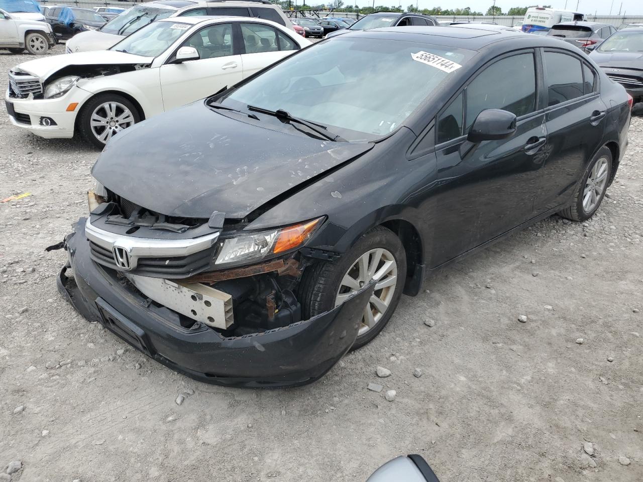 19XFB2F90CE000081 2012 Honda Civic Exl