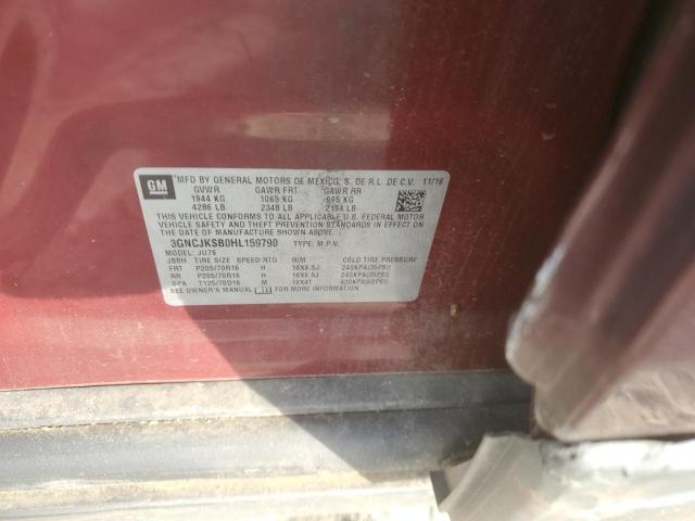 2017 CHEVROLET TRAX LS - 3GNCJKSB0HL159790