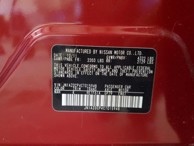 2012 Nissan Leaf Sv VIN: JN1AZ0CP4CT015948 Lot: 56068814