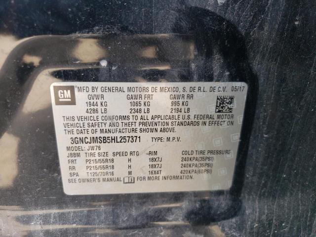 2017 CHEVROLET TRAX PREMI 3GNCJMSB5HL257371