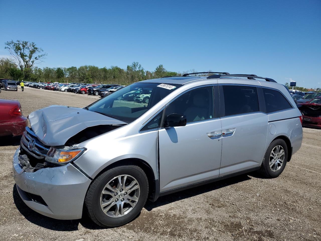 5FNRL5H68DB014692 2013 Honda Odyssey Exl