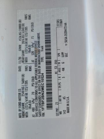 2021 FORD F250 SUPER - 1FTBF2BN2MEC10524
