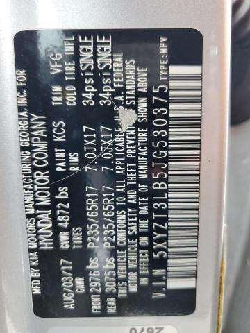 2018 Hyundai Santa Fe Sport VIN: 5XYZT3LB5JG530375 Lot: 53210964