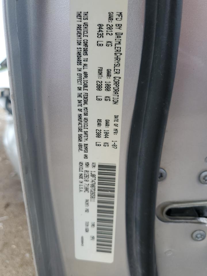 1J8FT47087D265811 2007 Jeep Compass