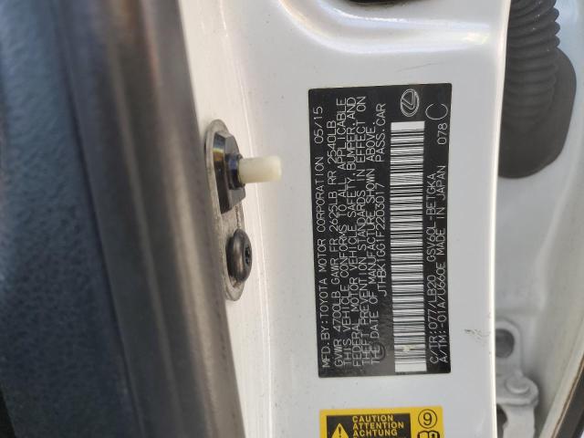 2015 Lexus Es 350 VIN: JTHBK1GG1F2203017 Lot: 56652134