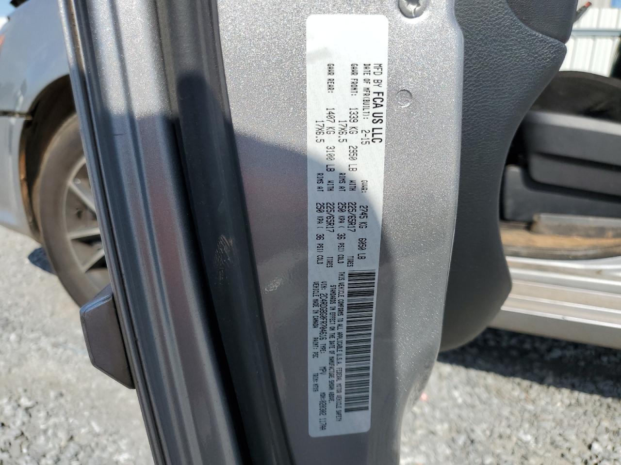 2C4RDGBG0FR704616 2015 Dodge Grand Caravan Se