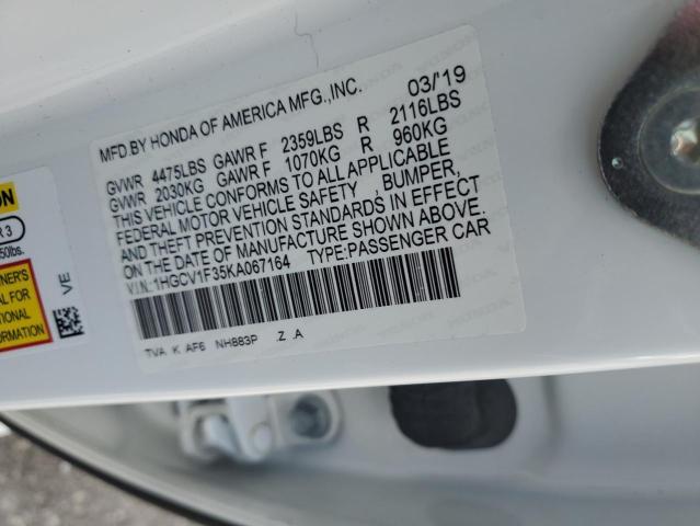 2019 HONDA ACCORD SPO - 1HGCV1F35KA067164