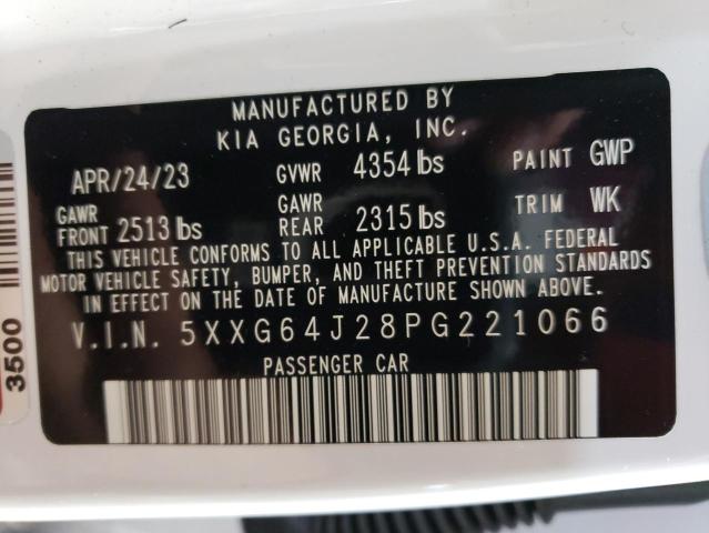 2023 Kia K5 Gt Line VIN: 5XXG64J28PG221066 Lot: 56608334