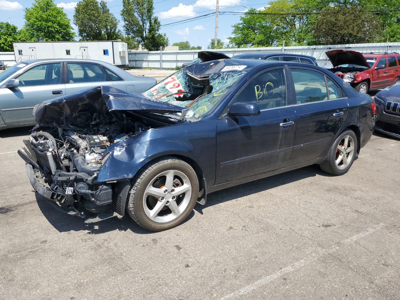 5NPEU46F27H187428 2007 Hyundai Sonata Se