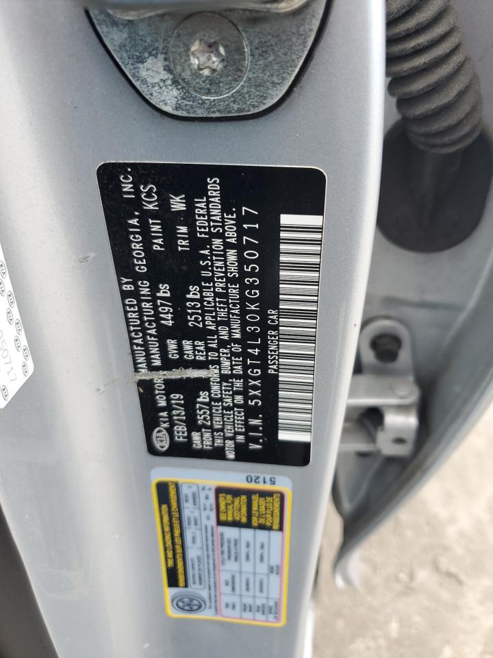 5XXGT4L30KG350717 2019 Kia Optima Lx