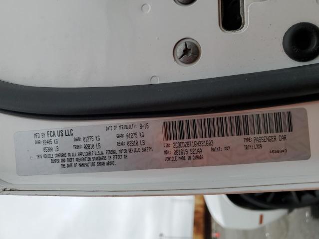 2016 Dodge Challenger R/T VIN: 2C3CDZBT1GH321603 Lot: 52923554