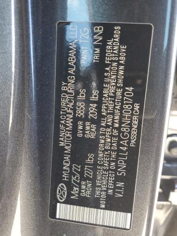 2022 Hyundai Elantra Se VIN: 5NPLL4AG8NH081704 Lot: 53840154