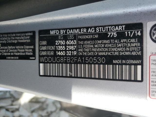 2015 MERCEDES-BENZ S 550 4MAT - WDDUG8FB2FA150530